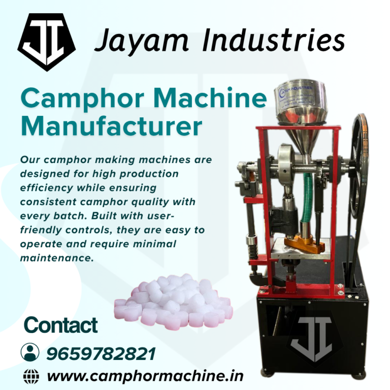 Camphor Machine Manufacturer