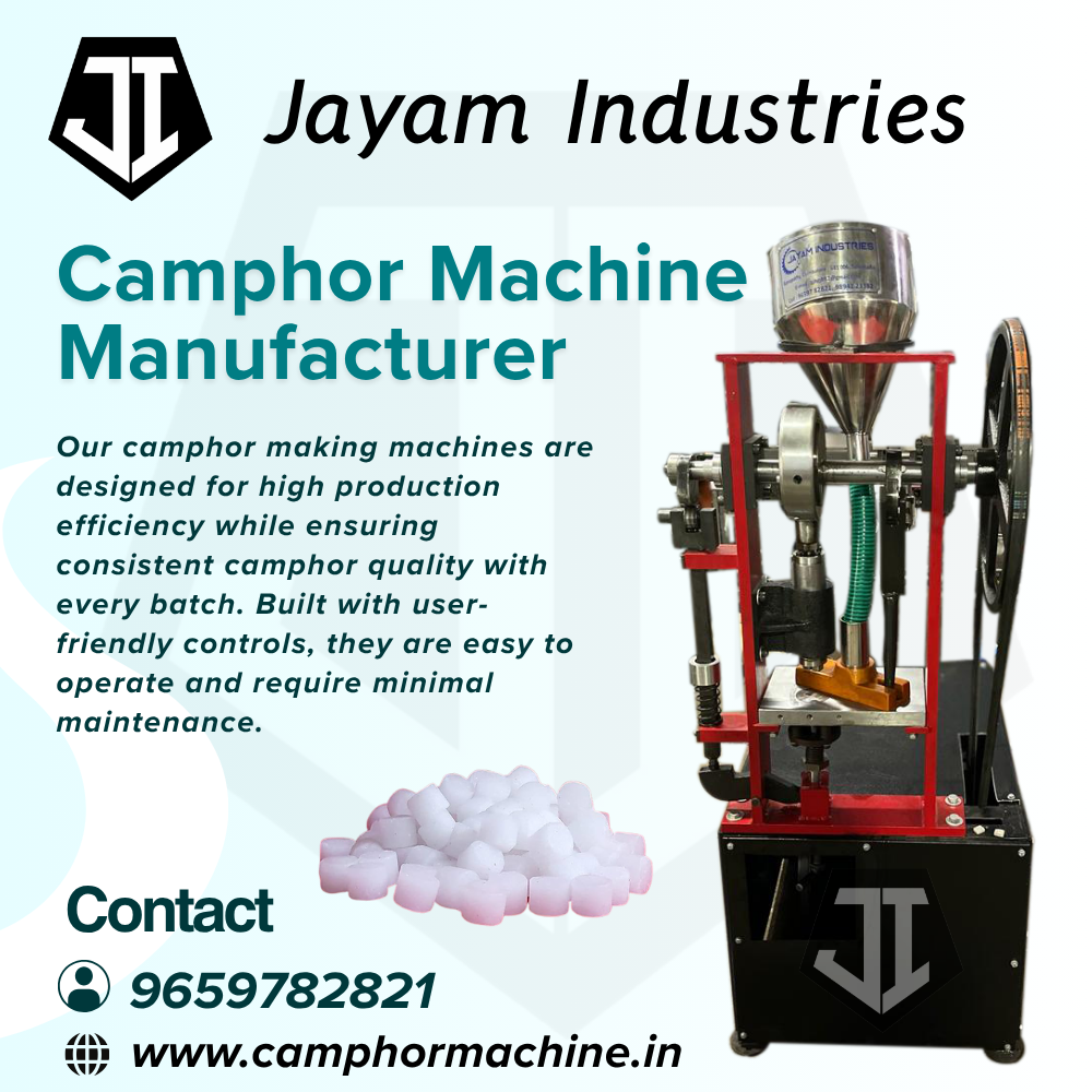 Camphor Machine Manufacturer