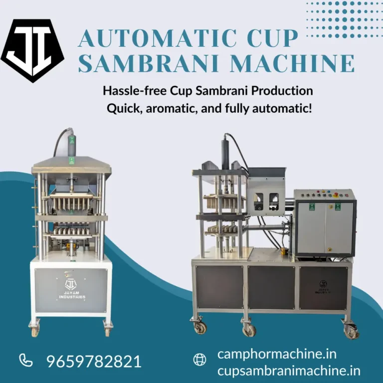 Cup Sambrani Machine Manufacturers in Tamilnadu