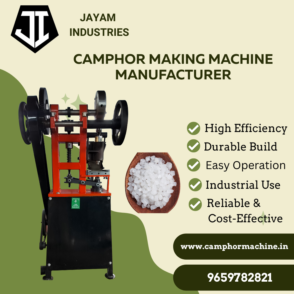 Camphor Making Machine Manufacturer in Coimbatore