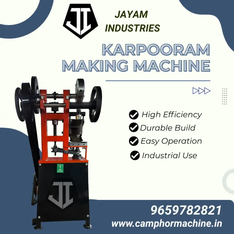 Karpooram Machines Manufacturer in Coimbatore